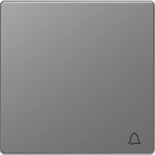 Schneider Electric Merten MEG3305-6036 billentyű csengőjellel acél - System-D (D-Life / D-Antik)