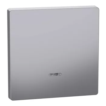   Schneider Electric Merten MEG3320-6036 billentyű fényjelzős funkciókhoz acél - System-D (D-Life / D-Antik)