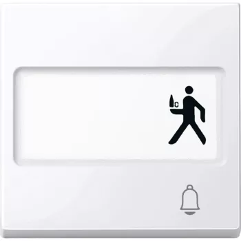   Schneider Electric Merten MEG3365-0325 feliratozható billentyű csengőjellel aktívfehér - System-M (M-Plan / M-Pure / M-Smart)