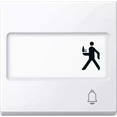 Schneider Electric Merten MEG3365-0325 feliratozható billentyű csengőjellel aktívfehér - System-M (M-Plan / M-Pure / M-Smart)