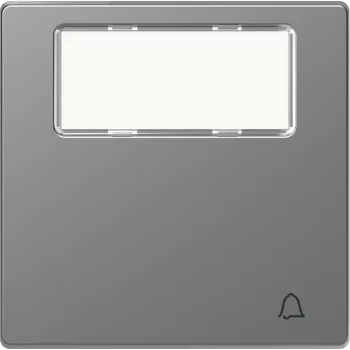   Schneider Electric Merten MEG3365-6036 feliratozható billentyű csengőjellel acél - System-D (D-Life / D-Antik)