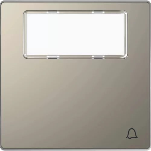 Schneider Electric Merten MEG3365-6050 feliratozható billentyű csengőjellel nikkel - System-D (D-Life / D-Antik)