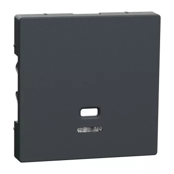   Schneider Electric Merten MEG3380-0414 fedlap húzózsinóros kapcsolókhoz  antracit - System-M (M-Plan / M-Pure / M-Smart)