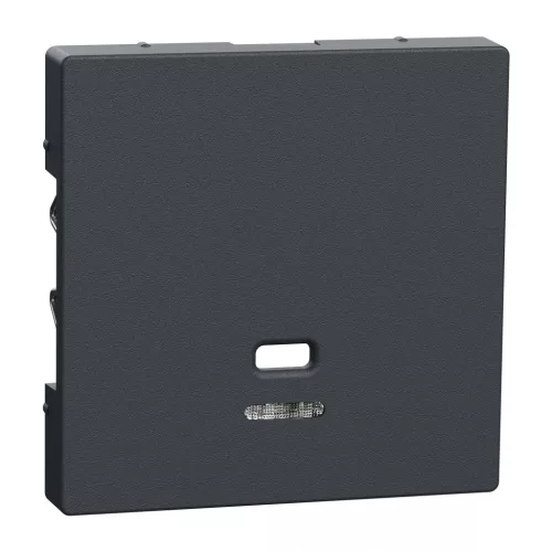 Schneider Electric Merten MEG3380-0414 fedlap húzózsinóros kapcsolókhoz  antracit - System-M (M-Plan / M-Pure / M-Smart)