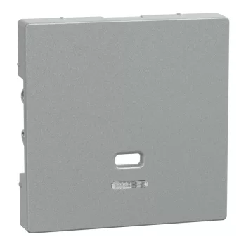   Schneider Electric Merten MEG3380-0460 fedlap húzózsinóros kapcsolókhoz  alumínium - System-M (M-Plan / M-Pure / M-Smart)