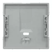 Schneider Electric Merten MEG3380-0460 fedlap húzózsinóros kapcsolókhoz  alumínium - System-M (M-Plan / M-Pure / M-Smart)