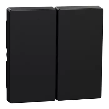 Schneider Electric Merten MEG3400-0403 Dupla billentyű, System-M, fekete