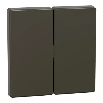 Schneider Electric Merten MEG3400-6052 Dupla billentyű, System-D, mokka