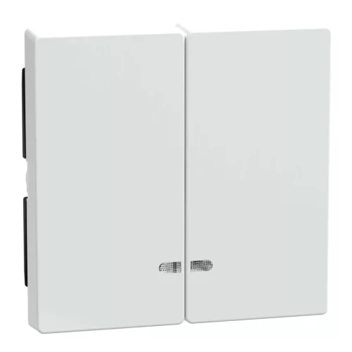 Schneider Electric Merten MEG3420-0325 dupla billentyű fényjelzős funkciókhoz aktívfehér - System-M (M-Plan / M-Pure / M-Smart)