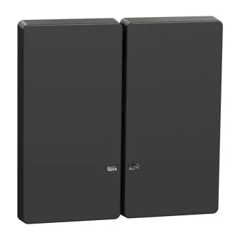Schneider Electric Merten MEG3420-6034 Dupla billentyű, fényjelzős funkciókhoz, System-D, antracit