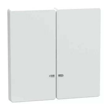 Schneider Electric Merten MEG3420-6035 Dupla billentyű, fényjelzős funkciókhoz, System-D, lótuszfehér