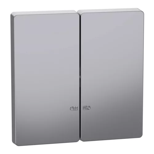 Schneider Electric Merten MEG3420-6036 Dupla billentyű, fényjelzős funkciókhoz, System-D, acél