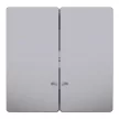 Schneider Electric Merten MEG3420-6036 Dupla billentyű, fényjelzős funkciókhoz, System-D, acél