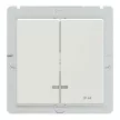 Schneider Electric Merten MEG3424-0319 IP44-es dupla billentyű fényjelzős funkciókhoz polárfehér - System-M (M-Plan / M-Pure / M-Smart)