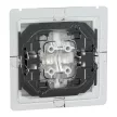 Schneider Electric Merten MEG3424-0325 IP44-es dupla billentyű fényjelzős funkciókhoz aktívfehér - System-M (M-Plan / M-Pure / M-Smart)