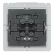 Schneider Electric Merten MEG3424-0414 IP44-es dupla billentyű fényjelzős funkciókhoz antracit - System-M (M-Plan / M-Pure / M-Smart)