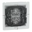Schneider Electric Merten MEG3424-0460 IP44-es dupla billentyű fényjelzős funkciókhoz alumínium - System-M (M-Plan / M-Pure / M-Smart)
