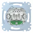 Schenider Electric Merten MEG3502-0000 kétpólusú kapcsoló betét (102), ellenőrzőfénnyel, burkolat és keret nélkül, csavaros bekötés, süllyesztett, 16A 250V