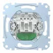 Schenider Electric Merten MEG3506-0000 váltókapcsoló betét (106), ellenőrzőfénnyel, burkolat és keret nélkül, csavaros bekötés, süllyesztett, 16A 250V