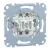 Schenider Electric Merten MEG3560-0000 egypólusú nyomó, záróérintkezős (NO) betét (N101), jelzőfénnyel, burkolat és keret nélkül, csavaros bekötés, süllyesztett, 16A 250V