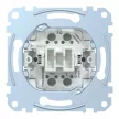 Schenider Electric Merten MEG3560-0000 egypólusú nyomó, záróérintkezős (NO) betét (N101), jelzőfénnyel, burkolat és keret nélkül, csavaros bekötés, süllyesztett, 16A 250V
