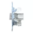 Schenider Electric Merten MEG3560-0000 egypólusú nyomó, záróérintkezős (NO) betét (N101), jelzőfénnyel, burkolat és keret nélkül, csavaros bekötés, süllyesztett, 16A 250V