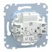 Schenider Electric Merten MEG3560-0000 egypólusú nyomó, záróérintkezős (NO) betét (N101), jelzőfénnyel, burkolat és keret nélkül, csavaros bekötés, süllyesztett, 16A 250V