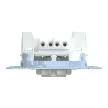 Schenider Electric Merten MEG3560-0000 egypólusú nyomó, záróérintkezős (NO) betét (N101), jelzőfénnyel, burkolat és keret nélkül, csavaros bekötés, süllyesztett, 16A 250V