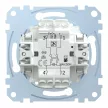 Schenider Electric Merten MEG3602-0000 kétpólusú kapcsoló betét (102), ellenőrzőfénnyel, burkolat és keret nélkül, rugós bekötés, süllyesztett, 16A 250V