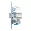 Schenider Electric Merten MEG3605-0000 csillárkapcsoló betét (105), ellenőrzőfénnyel, burkolat és keret nélkül, rugós bekötés, süllyesztett, 16A 250V
