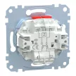 Schenider Electric Merten MEG3612-0000 kétpólusú kapcsoló betét (102), burkolat és keret nélkül, rugós bekötés, süllyesztett, 16A 250V