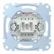 Schenider Electric Merten MEG3612-0000 kétpólusú kapcsoló betét (102), burkolat és keret nélkül, rugós bekötés, süllyesztett, 16A 250V