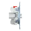 Schenider Electric Merten MEG3615-0000 csillárkapcsoló betét (105), burkolat és keret nélkül, rugós bekötés, süllyesztett, 16A 250V