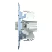Schenider Electric Merten MEG3615-0000 csillárkapcsoló betét (105), burkolat és keret nélkül, rugós bekötés, süllyesztett, 16A 250V