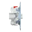 Schenider Electric Merten MEG3626-0000 dupla váltóérintkezős kapcsoló betét (106+6), burkolat és keret nélkül, rugós bekötés, süllyesztett, 16A 250V