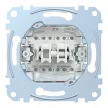 Schenider Electric Merten MEG3626-0000 dupla váltóérintkezős kapcsoló betét (106+6), burkolat és keret nélkül, rugós bekötés, süllyesztett, 16A 250V