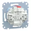 Schenider Electric Merten MEG3635-0000 csillárkapcsoló betét (105), jelzőfénnyel, burkolat és keret nélkül, rugós bekötés, süllyesztett, 16A 250V
