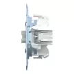 Schenider Electric Merten MEG3635-0000 csillárkapcsoló betét (105), jelzőfénnyel, burkolat és keret nélkül, rugós bekötés, süllyesztett, 16A 250V