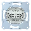 Schneider Electric Merten MEG3714-0000 redőnykapcsoló betét 10A 250V, kiegészítő kontakttal, süllyesztett, rugós bekötés, burkolat és keret nélkül