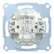 Schneider Electric Merten MEG3714-0000 redőnykapcsoló betét 10A 250V, kiegészítő kontakttal, süllyesztett, rugós bekötés, burkolat és keret nélkül