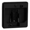 Schneider Electric Merten MEG3854-0403 fedlap hotelkártya kapcsolókhoz  fekete - System-M (M-Plan / M-Pure / M-Smart)