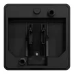 Schneider Electric Merten MEG3854-0403 fedlap hotelkártya kapcsolókhoz  fekete - System-M (M-Plan / M-Pure / M-Smart)