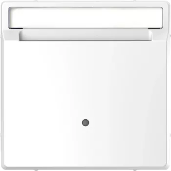   Schneider Electric Merten MEG3854-6035 fedlap hotelkártya kapcsolókhoz  lótuszfehér - System-D (D-Life / D-Antik)