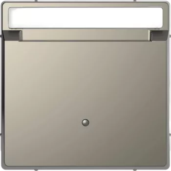   Schneider Electric Merten MEG3854-6050 fedlap hotelkártya kapcsolókhoz  nikkel - System-D (D-Life / D-Antik)