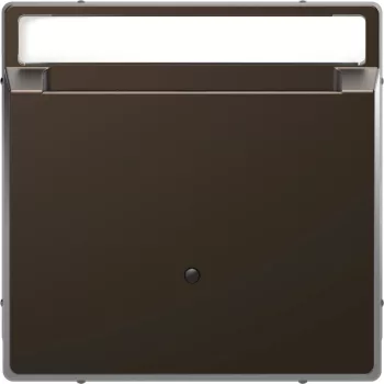   Schneider Electric Merten MEG3854-6052 fedlap hotelkártya kapcsolókhoz  mokka - System-D (D-Life / D-Antik)