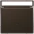Schneider Electric Merten MEG3854-6052 fedlap hotelkártya kapcsolókhoz  mokka - System-D (D-Life / D-Antik)