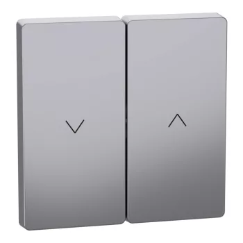 Schneider Electric Merten MEG3855-6036 Dupla billentyű, redőnyvezérléshez, System-D, acél