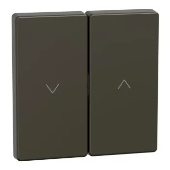 Schneider Electric Merten MEG3855-6052 Dupla billentyű, redőnyvezérléshez, System-D, mokka