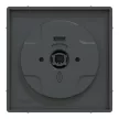 Schneider Electric Merten MEG3875-6034 fedlap forgatógombos redőnynyomóhoz  antracit - System-D (D-Life / D-Antik)