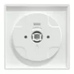 Schneider Electric Merten MEG3875-6035 Fedlap, forgatógombos redőnynyomóhoz, System-D, lótuszfehér